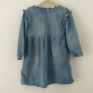 H&M denim girls dress size 4T